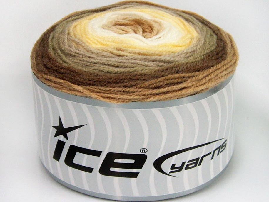 Cakes Baby Fine Brown, White, Camel, Light Yellow