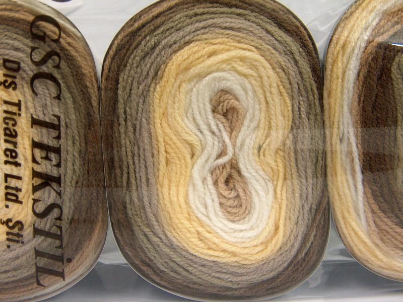 Cakes Baby Fine Brown, White, Camel, Light Yellow