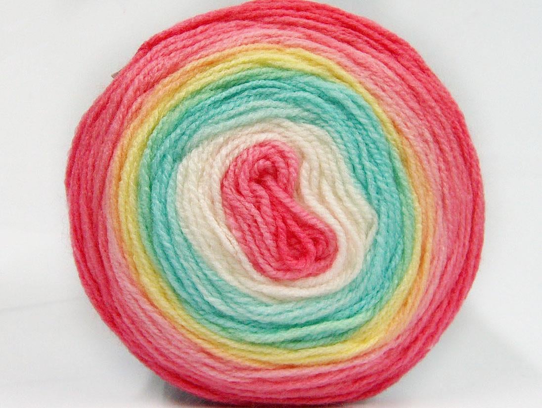 Cakes Baby Fine Pink, White, Yellow, Salmon, Mint Green