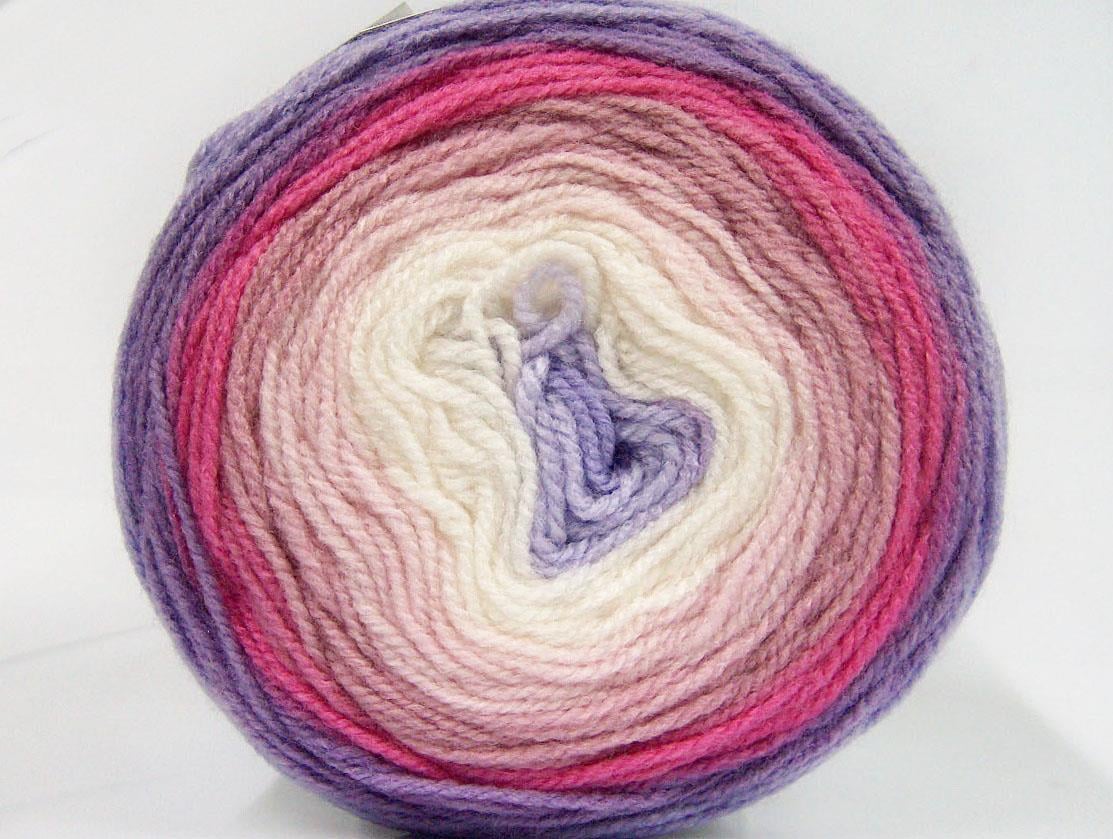 Cakes Baby Fine White, Lilac Shades, Pink Shades