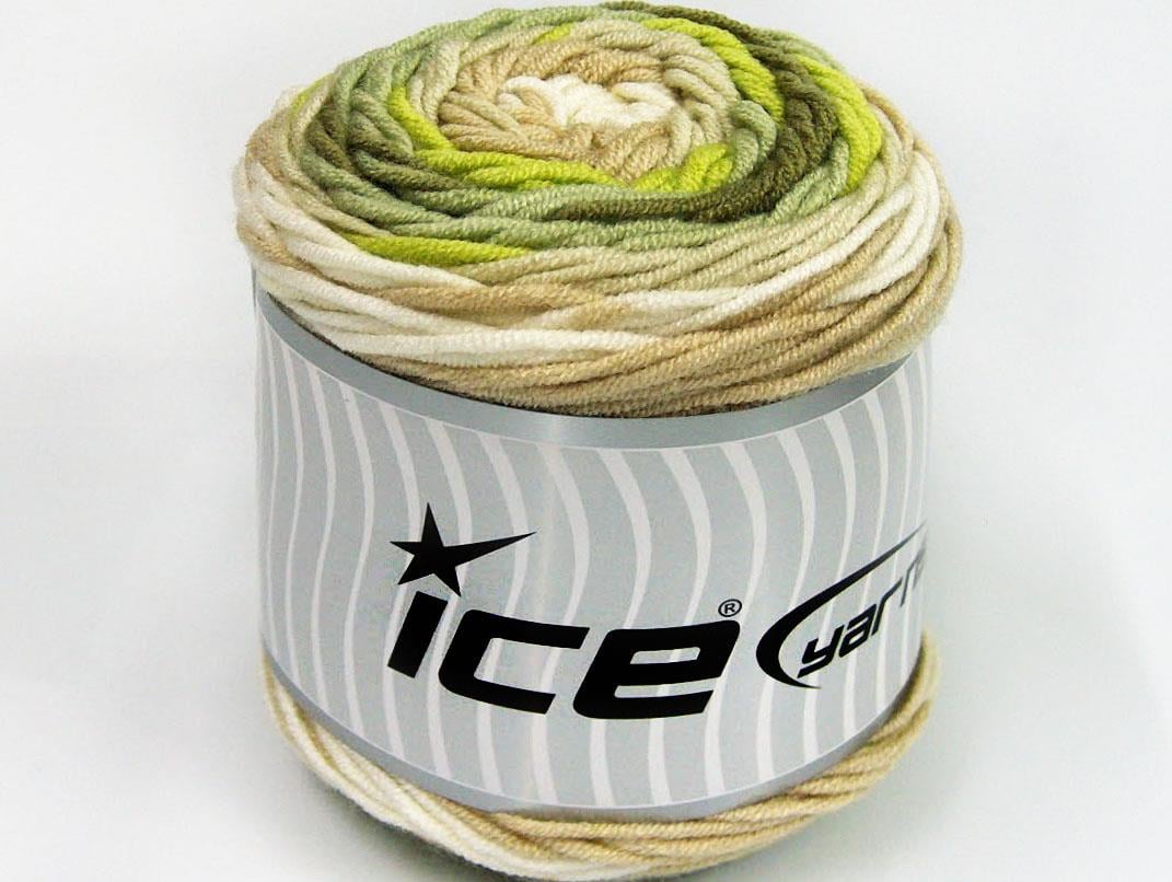 Cakes Blues Cream, Green Shades, Beige