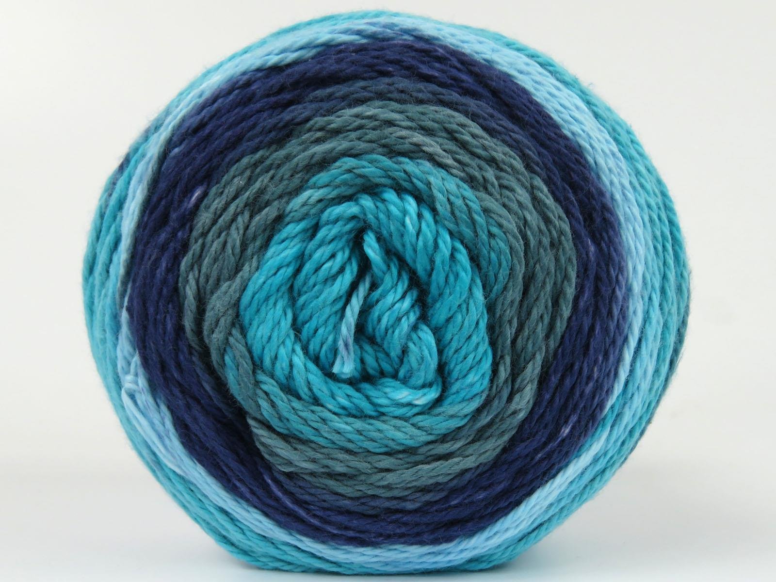 Cakes Cotton Royal Green, Blue, Turquoise, Navy