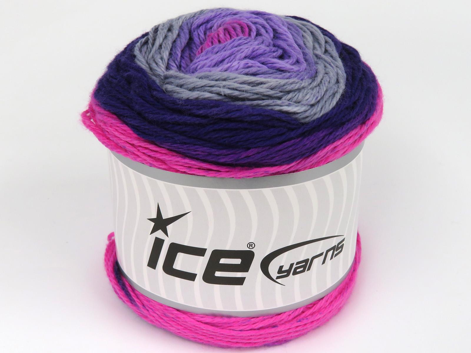 Cakes Cotton Royal Pink, Purple, Lilac, Grey