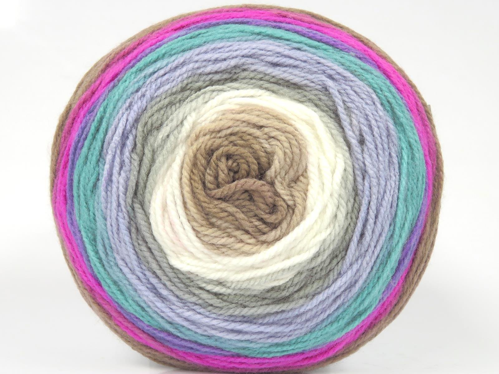 Cakes DK Green, Pink, White, Lilac, Grey