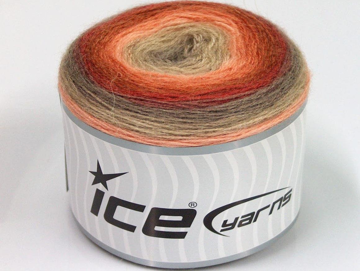Cakes Mohair Camel, Copper, Salmon, Beige
