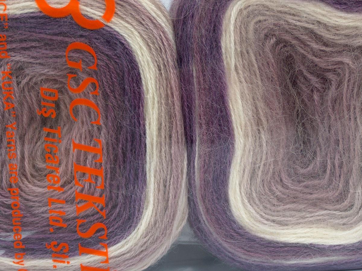 Cakes Mohair Cream, Purple Shades