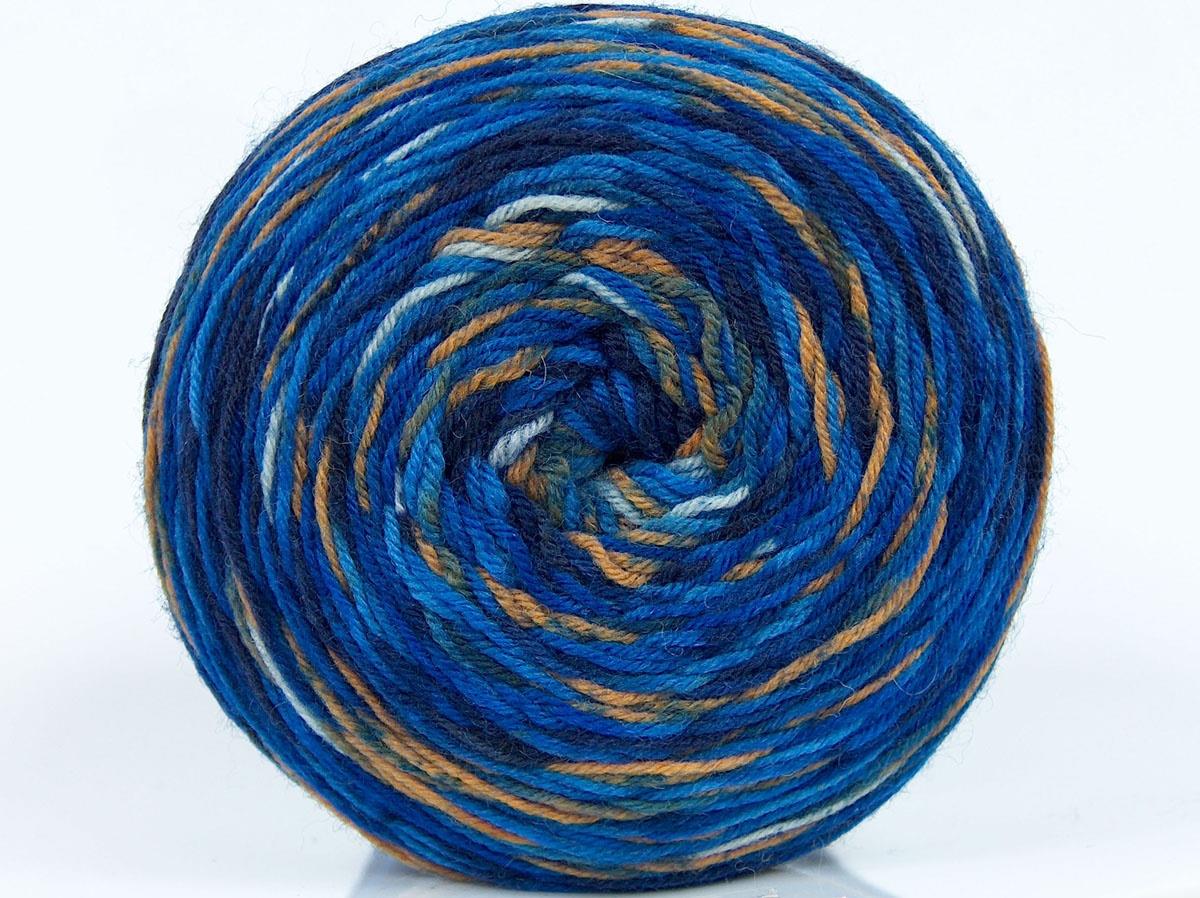 Cakes Sock Gold, Blue Shades