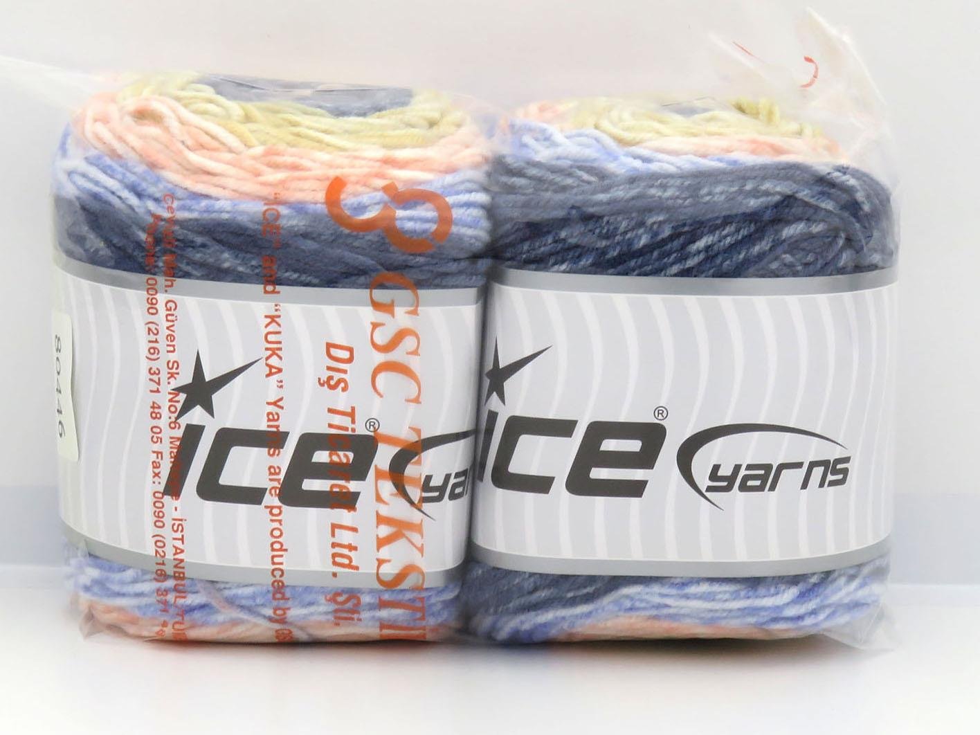 Cakes Splash Lilac, Gold, Salmon, Jeans Blue