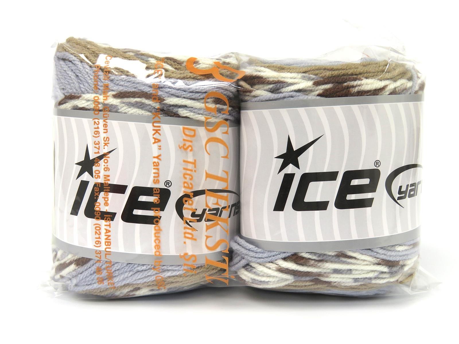 Cakes White, Brown Shades, Greyish Light Blue