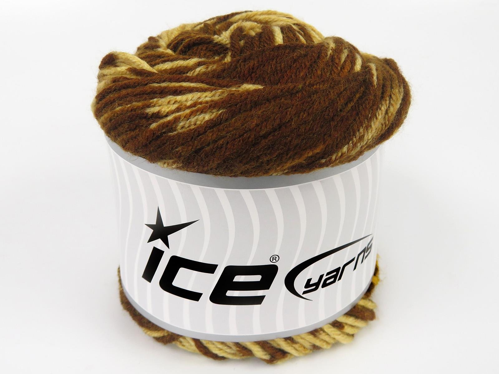 Cakes Wool Design Brown Shades