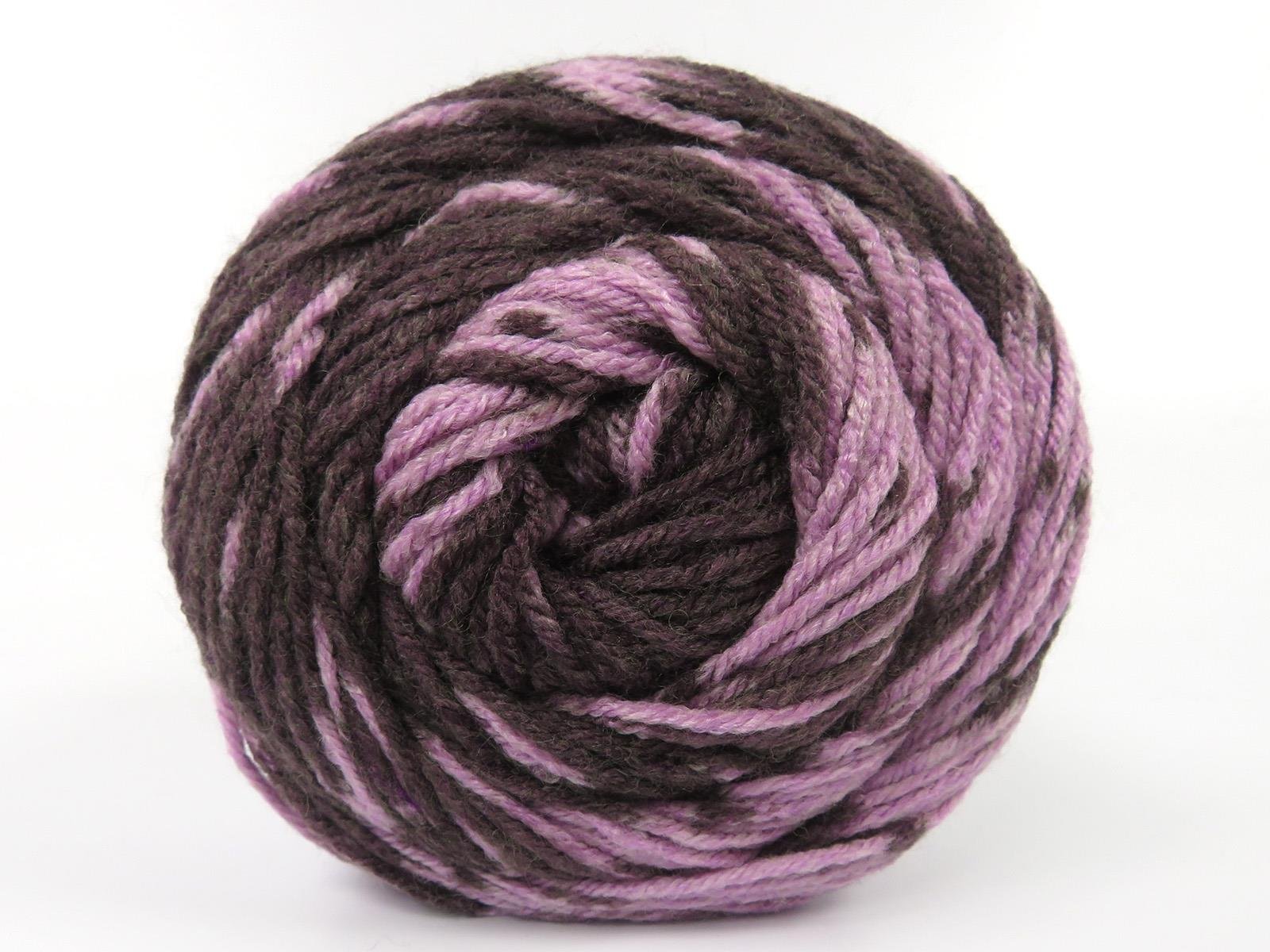 Cakes Wool Design Lilac Shades, Dark Maroon