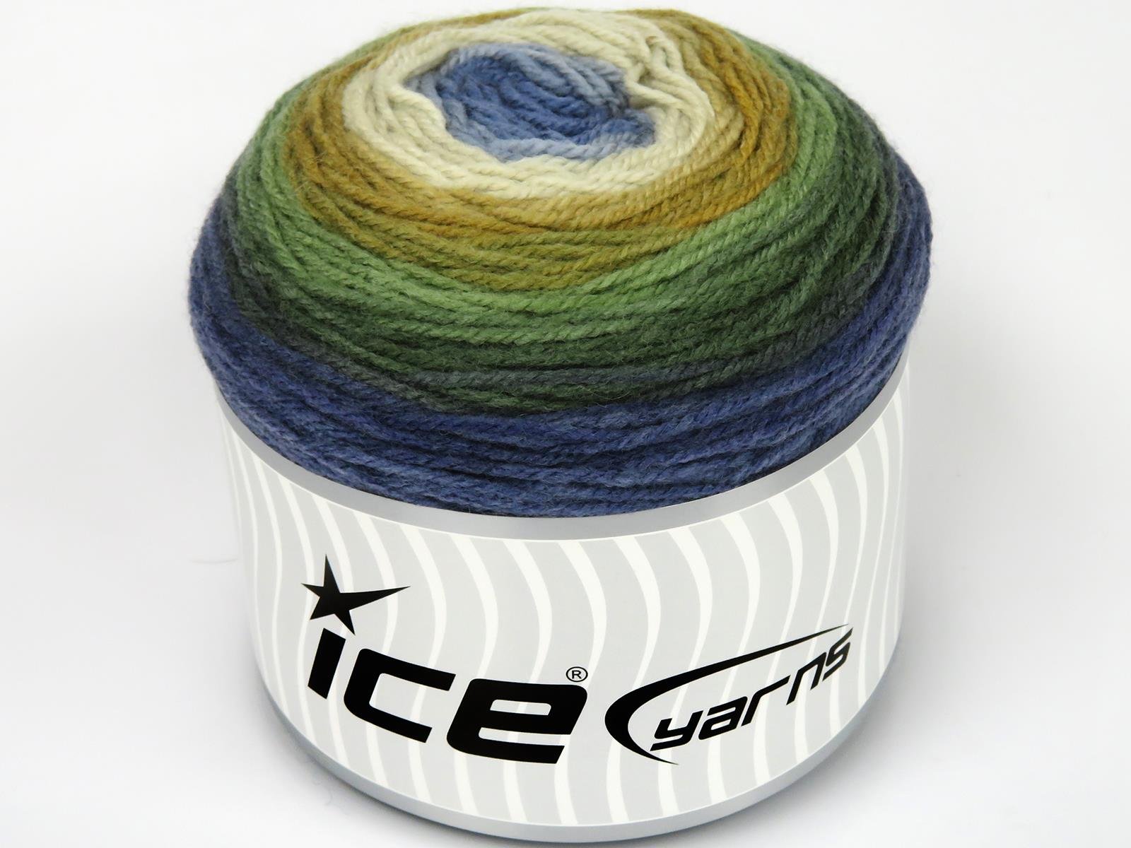 Cakes Wool DK Blue, Beige, Khaki Shades