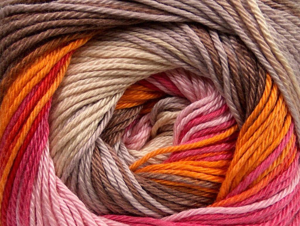 Camilla Cotton Magic Cream, Orange, Camel, Pink Shades, Beige