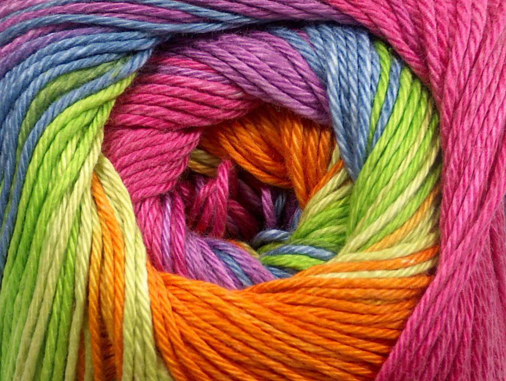 Camilla Cotton Magic Green, Blue, Orange, Burgundy, Orchid, Lavender