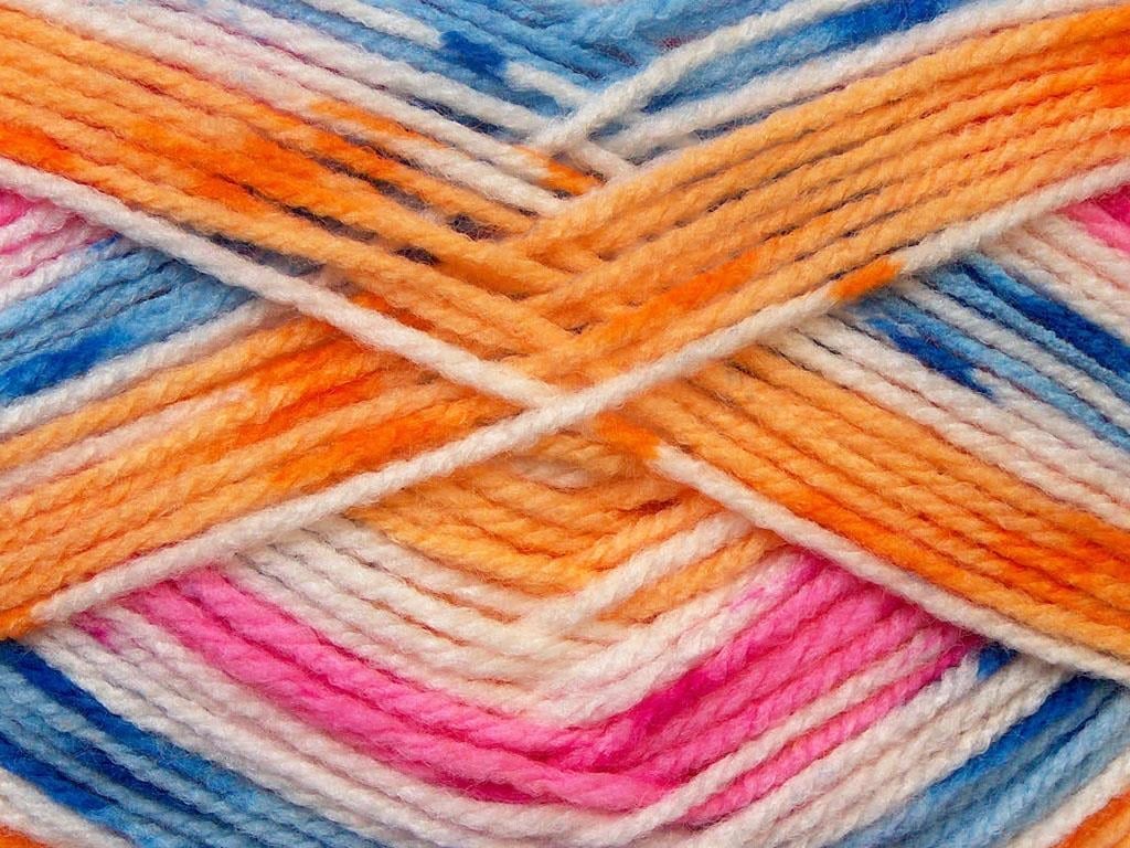 Candy Baby Pink, Blue, White, Orange