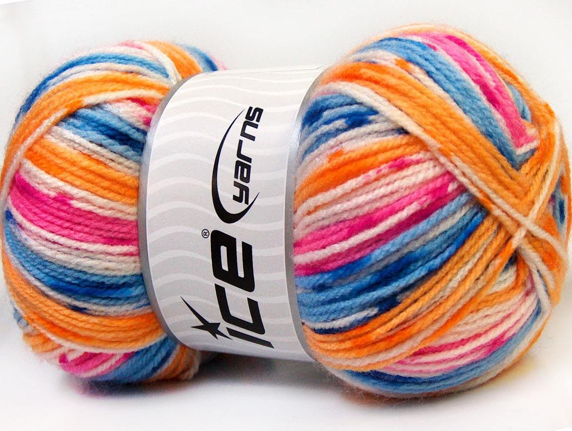 Candy Baby Pink, Blue, White, Orange