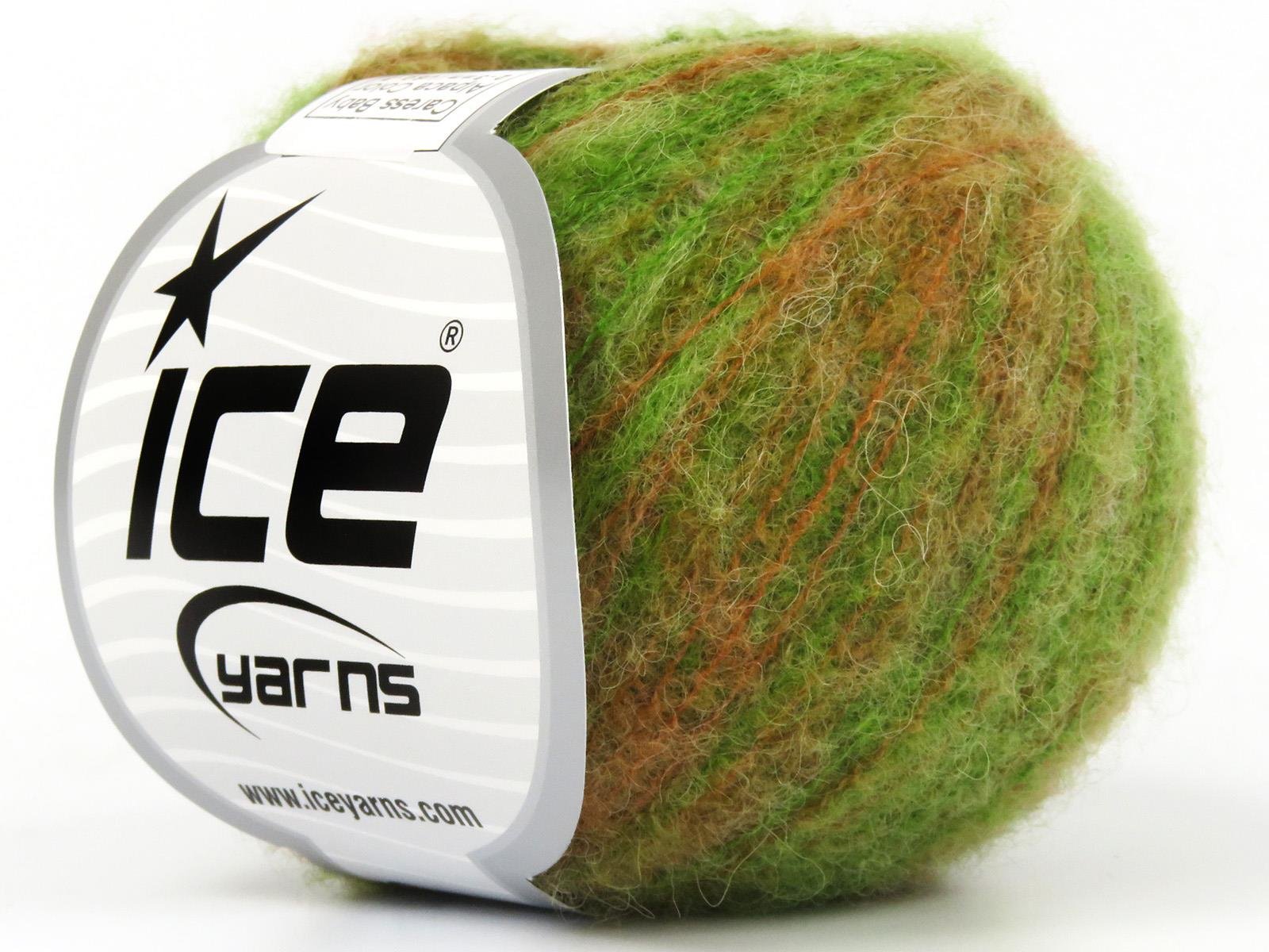 Caress Baby Alpaca Color Green, Grey, Gold