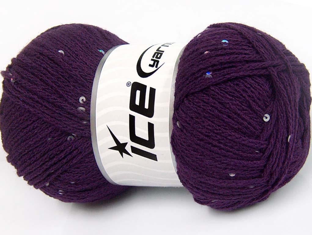 Chain Paillette Purple