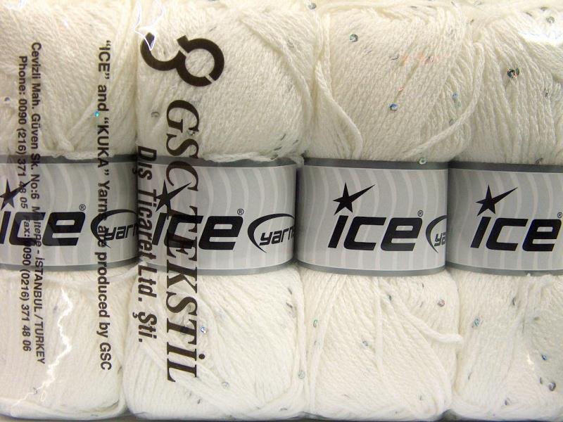 Chain Paillette White