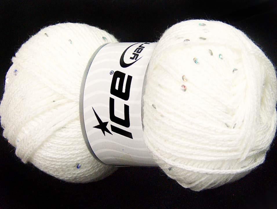 Chain Paillette White