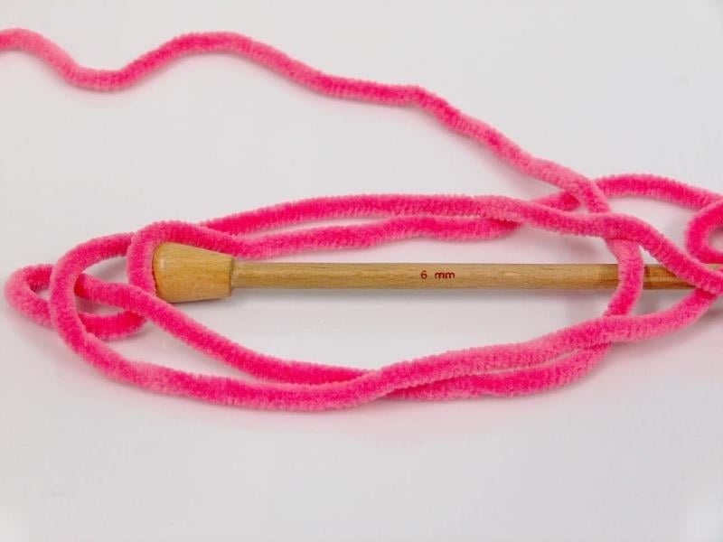 Chenille Baby Candy Pink