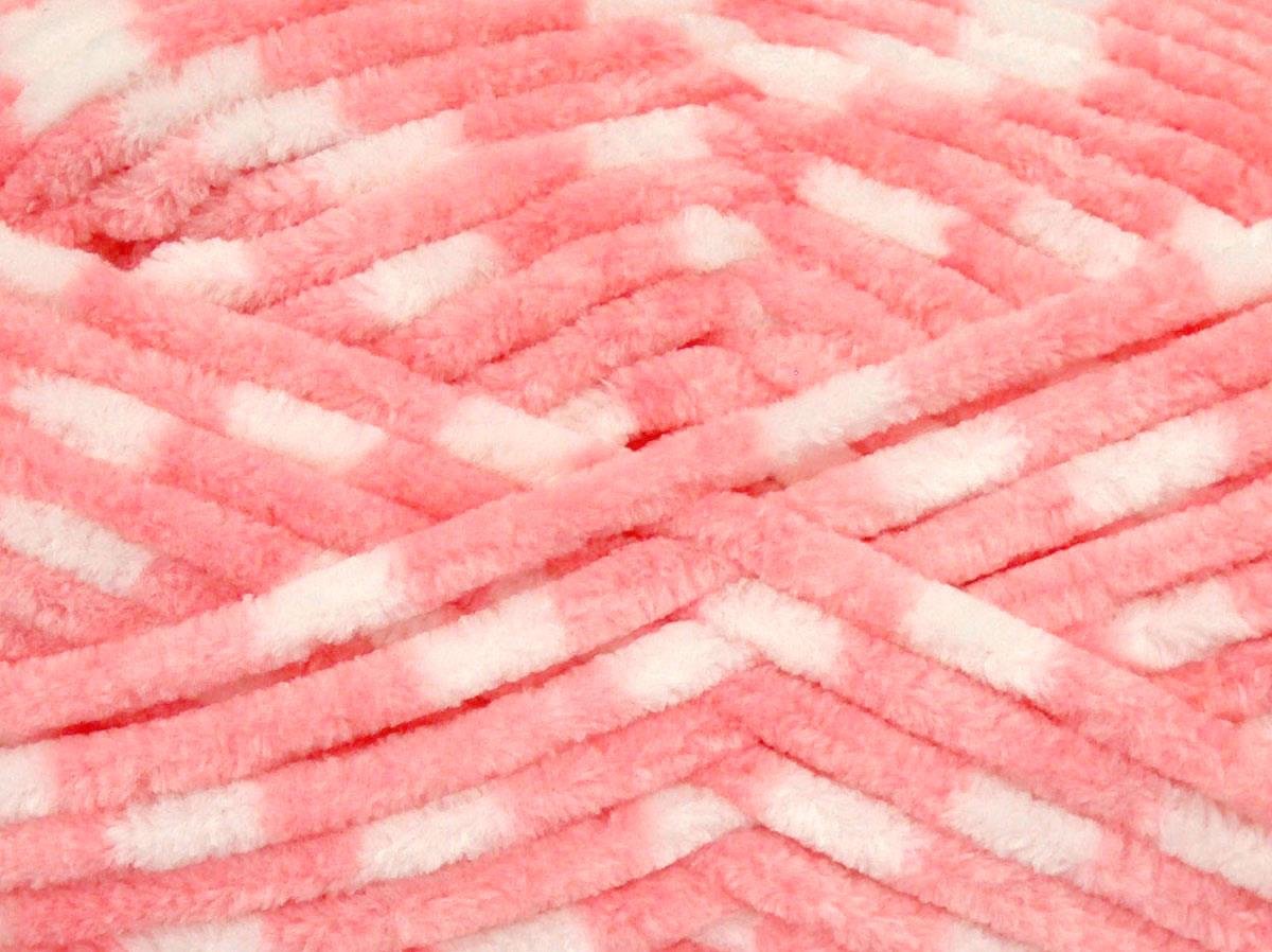 Chenille Baby Colors Pink, White