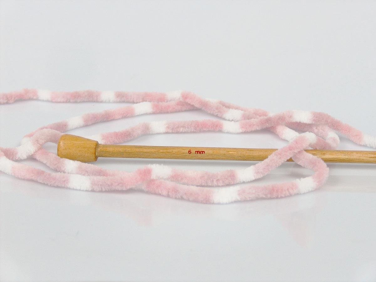 Chenille Baby Colors White, Light Lilac