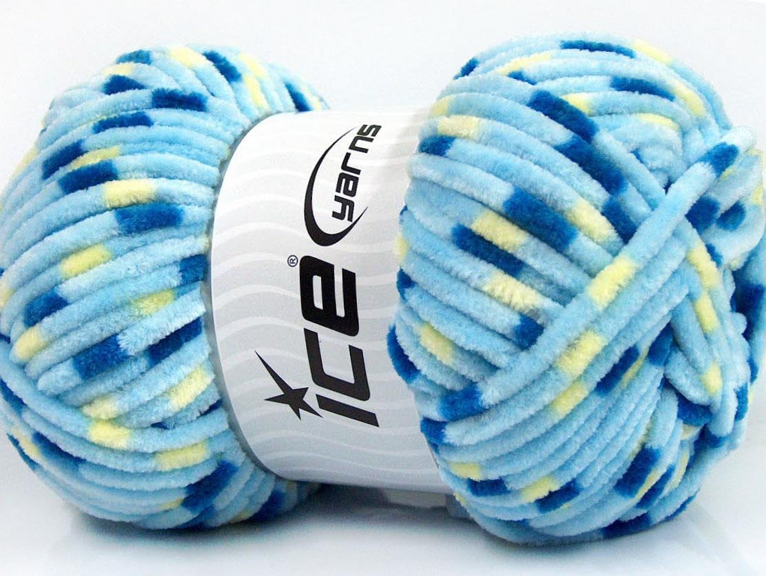 Chenille Baby Colors Yellow, Blue Shades