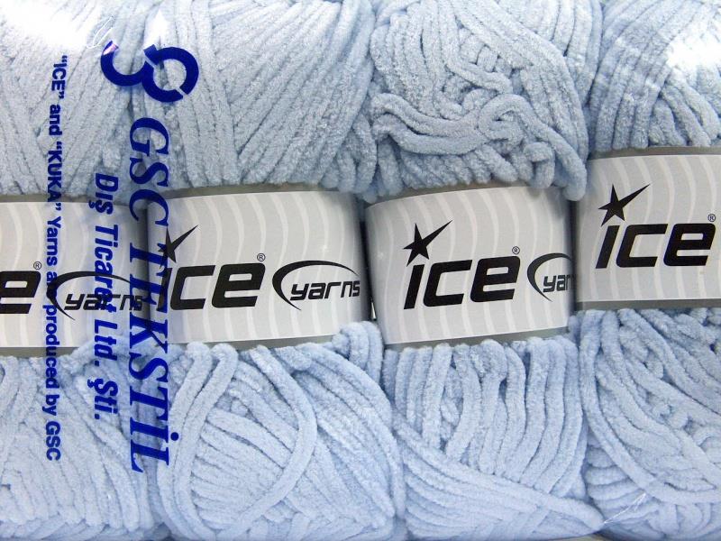 Chenille Baby Light Indigo Blue