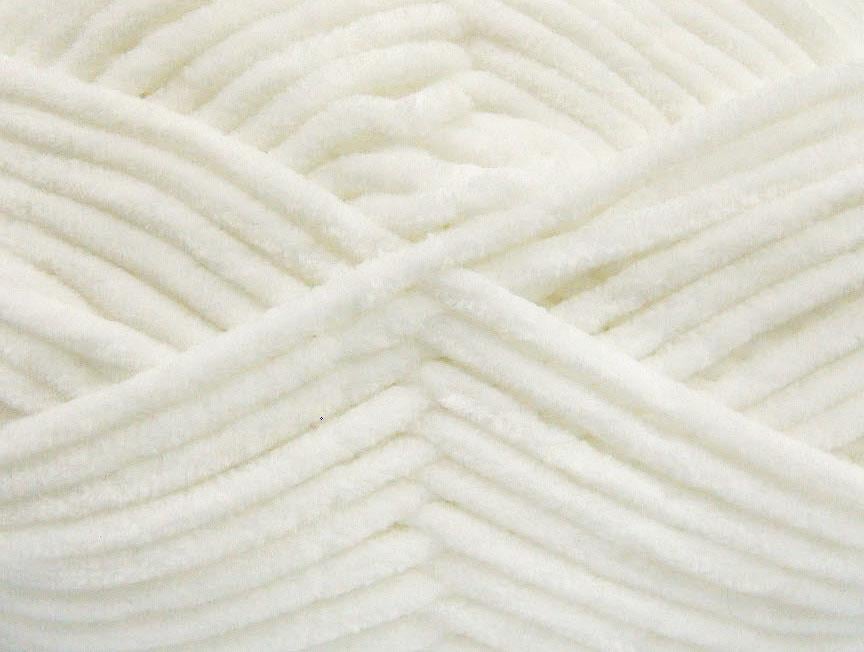 Chenille Baby White
