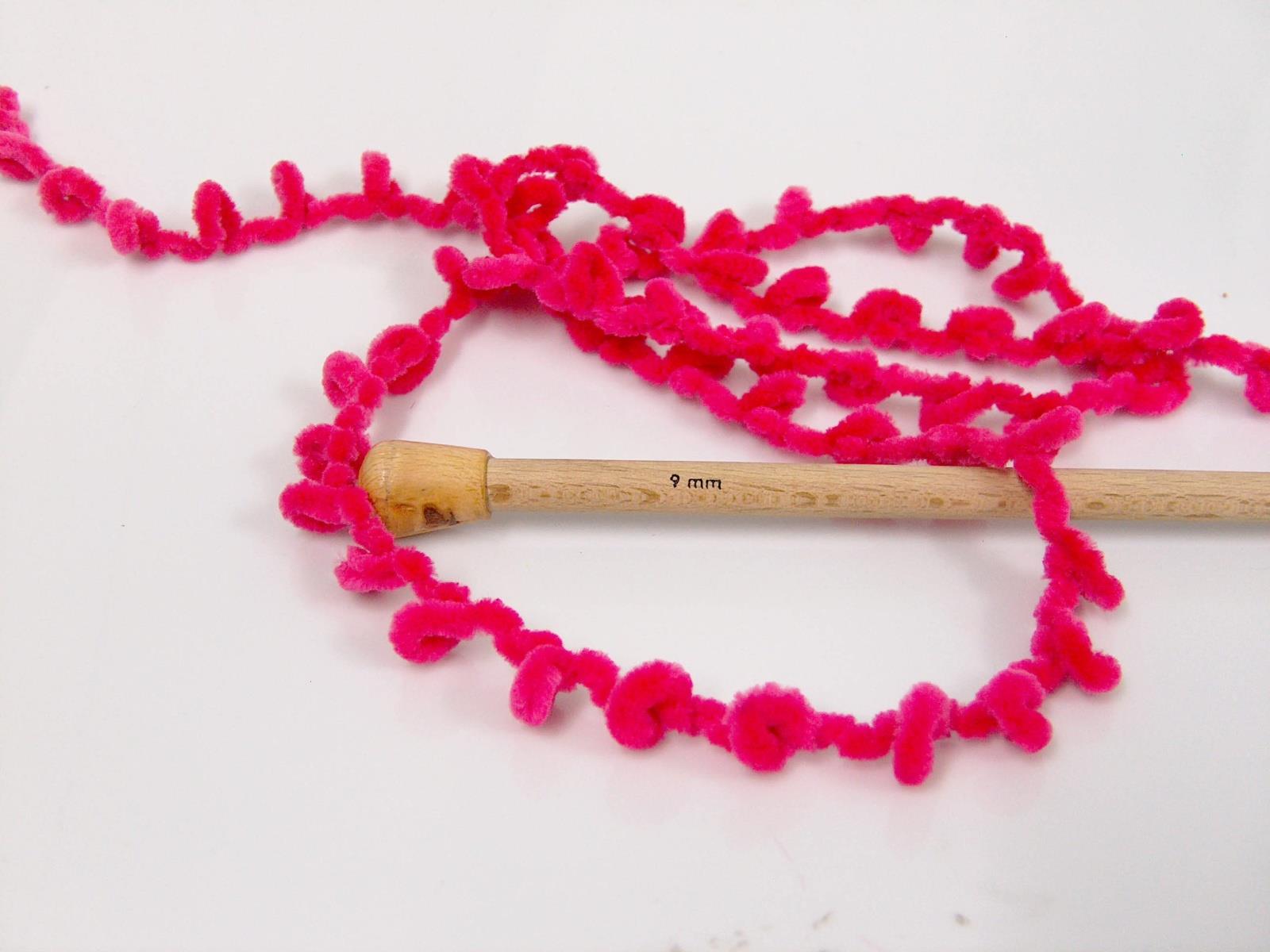 Chenille Boucleron Fuchsia