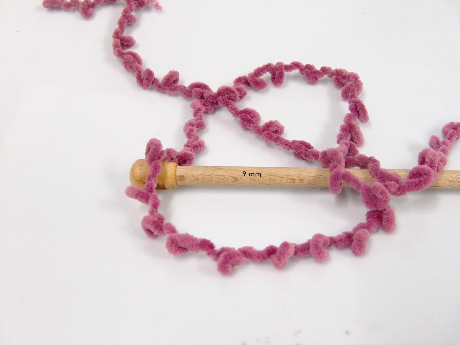 Chenille Boucleron Light Maroon