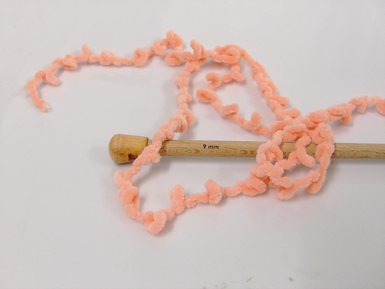 Chenille Boucleron Salmon