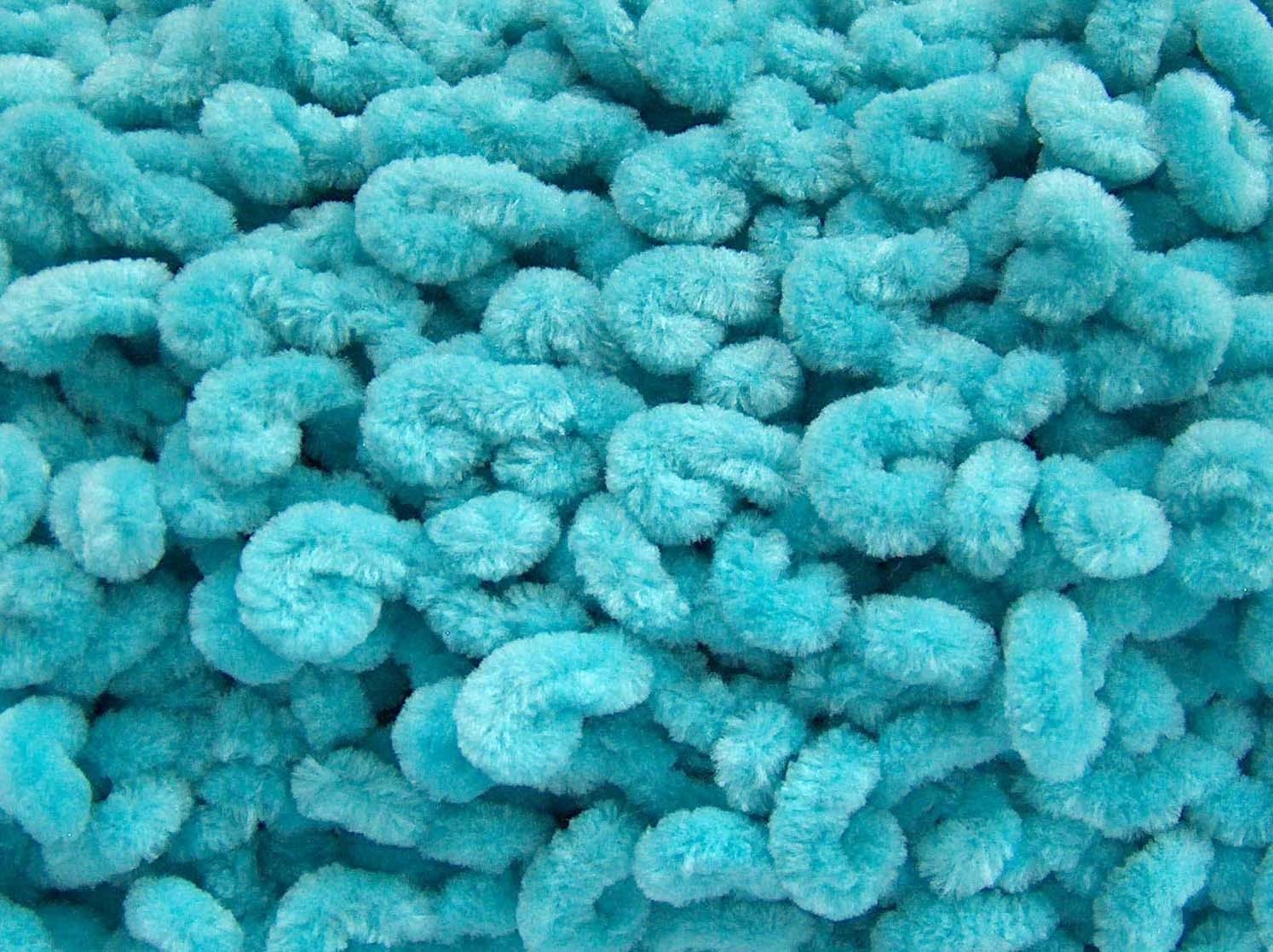 Chenille Boucleron Turquoise