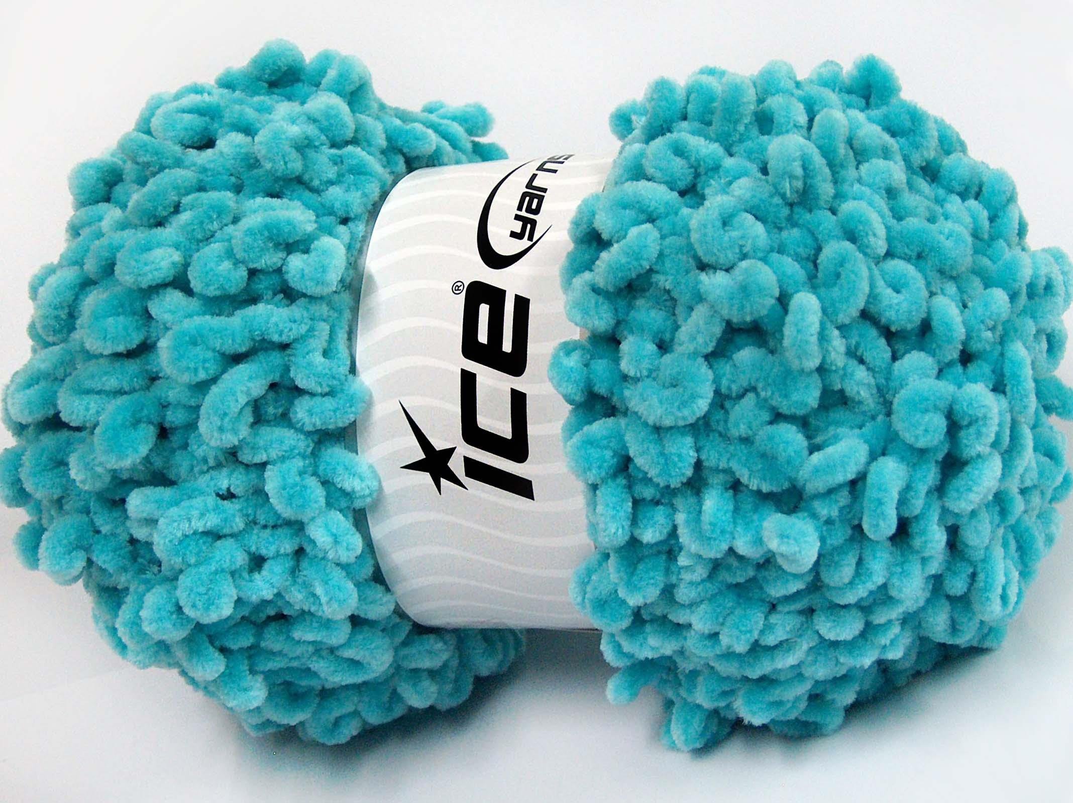 Chenille Boucleron Turquoise