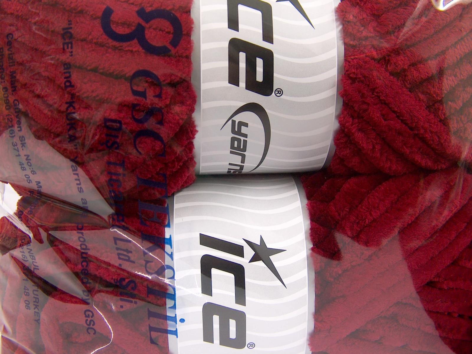 Chenille Superbulky Burgundy