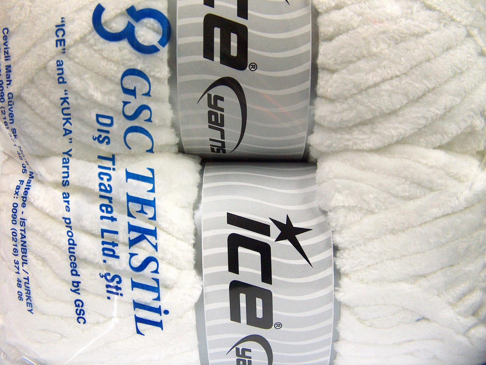 Chenille Superbulky White