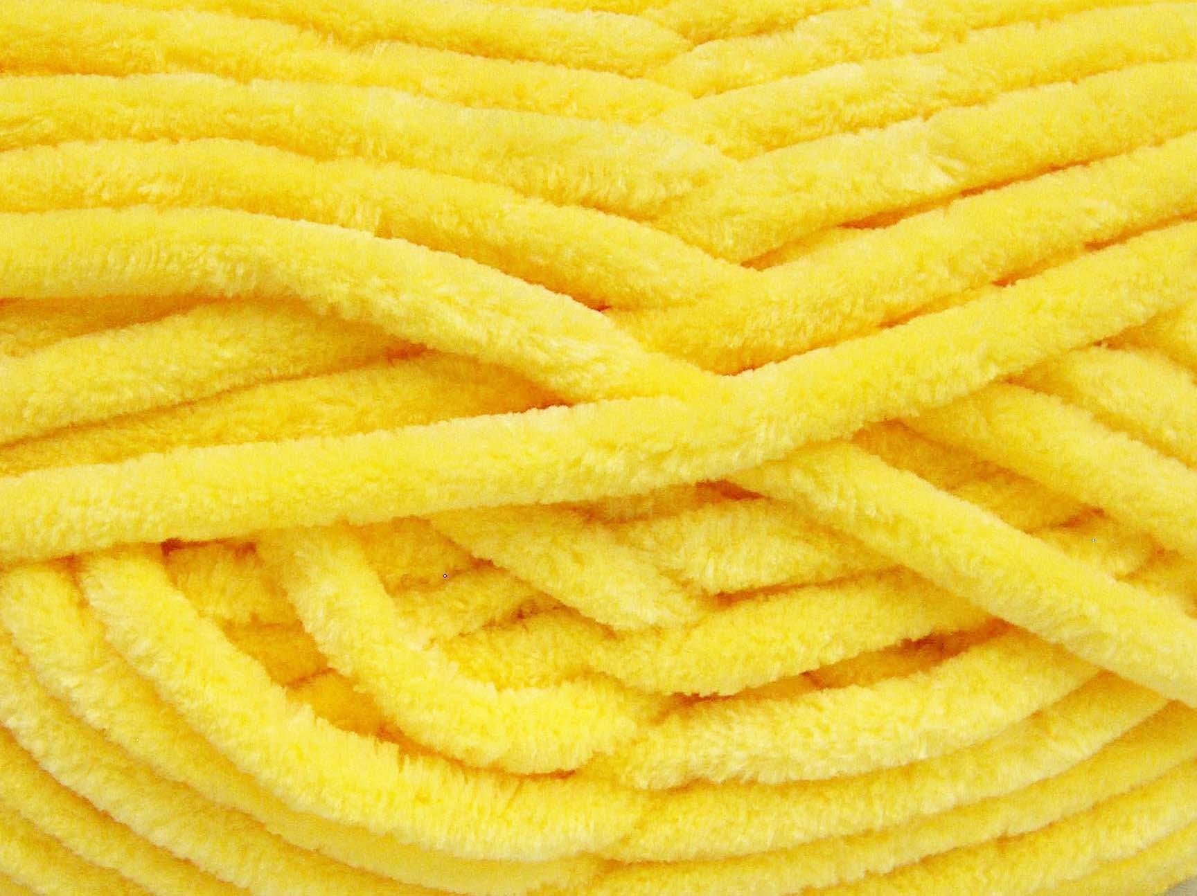 Chenille Superbulky Yellow