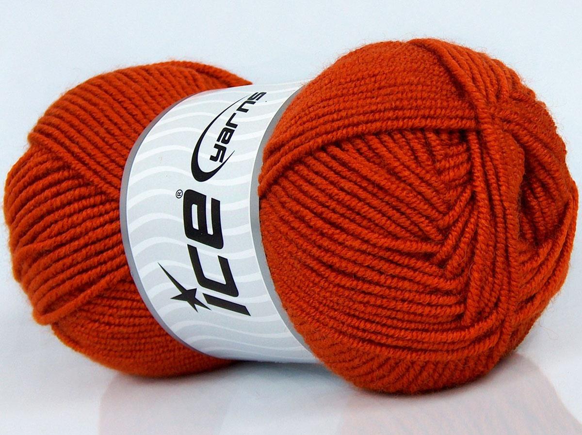 Classic Wool Worsted Dark Orange