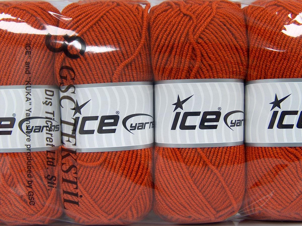 Classic Wool Worsted Dark Orange