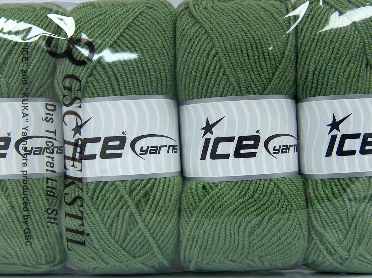 Classic Wool Worsted Light Hunter Green