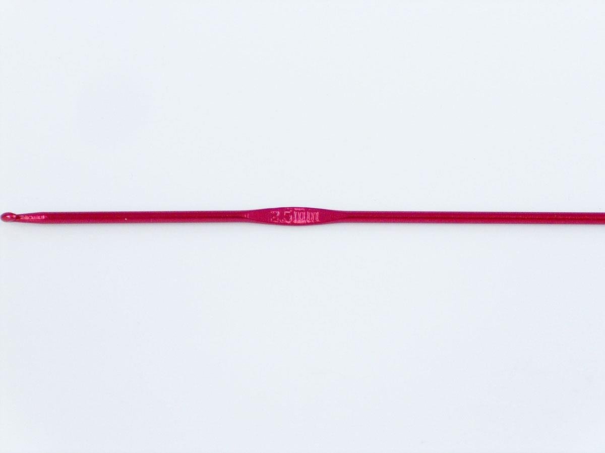 Color Aluminum Crochet Hooks - 15 cm . 2.5 mm (US 1)