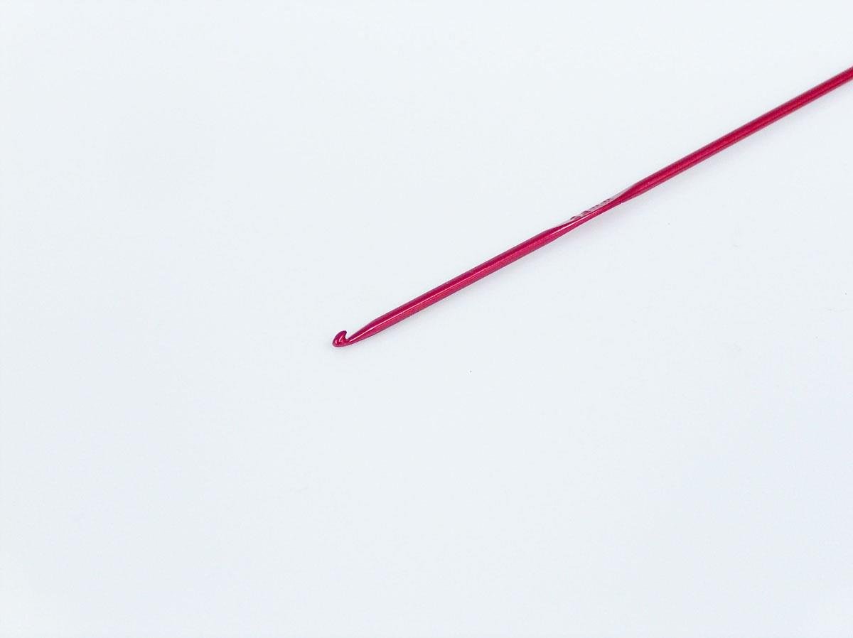Color Aluminum Crochet Hooks - 15 cm . 2.5 mm (US 1)