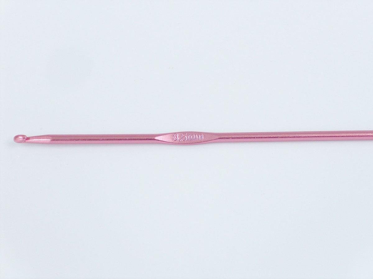 Color Aluminum Crochet Hooks - 15 cm . 3.5 mm (US 4)