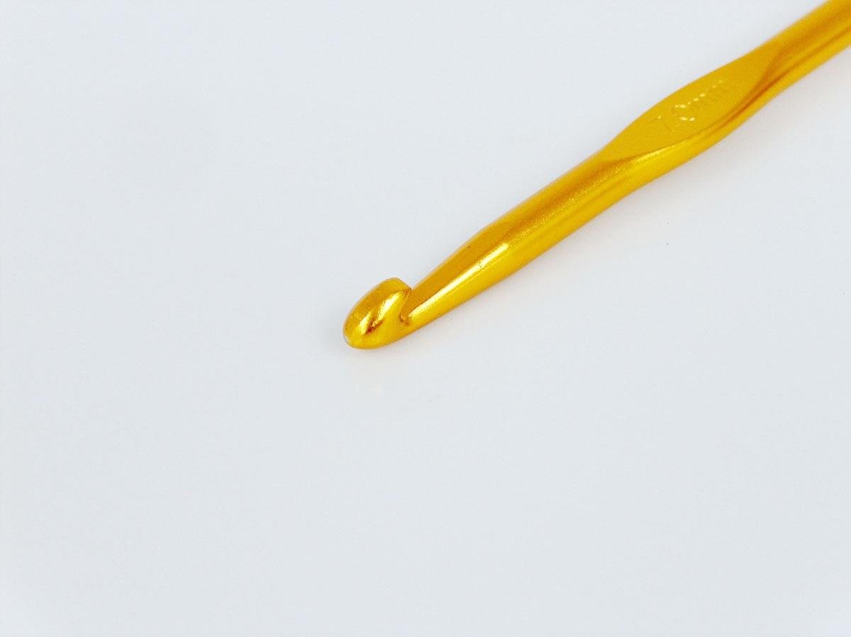 Color Aluminum Crochet Hooks - 15 cm . 7 mm (US 10 1/2)