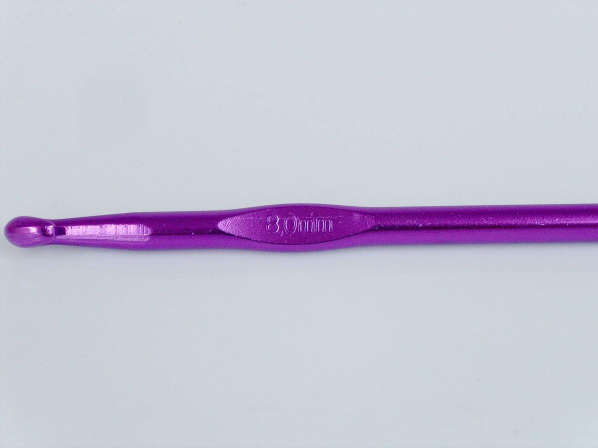 Color Aluminum Crochet Hooks - 15 cm . 8 mm (US 11)