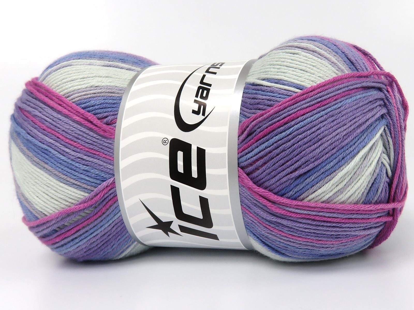 Cotton Magic Pembe, Açık Mavi, Leylak Tonları