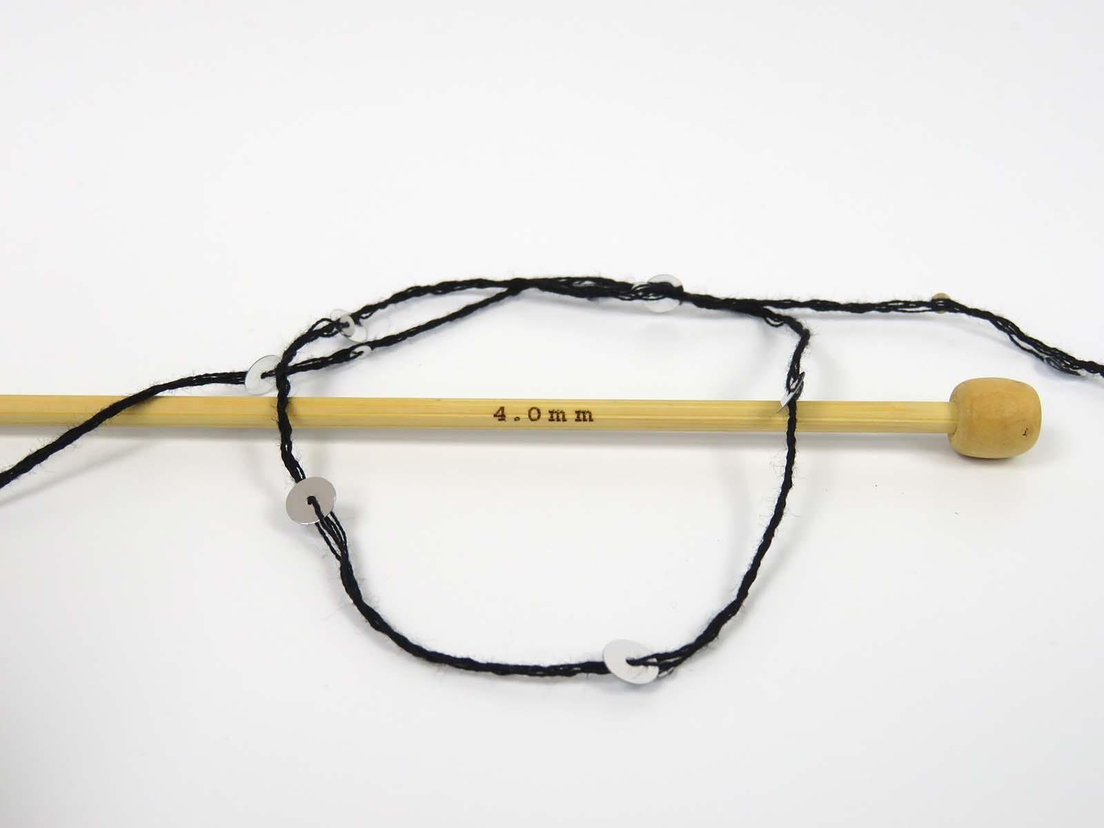 Cotton Paillette Black