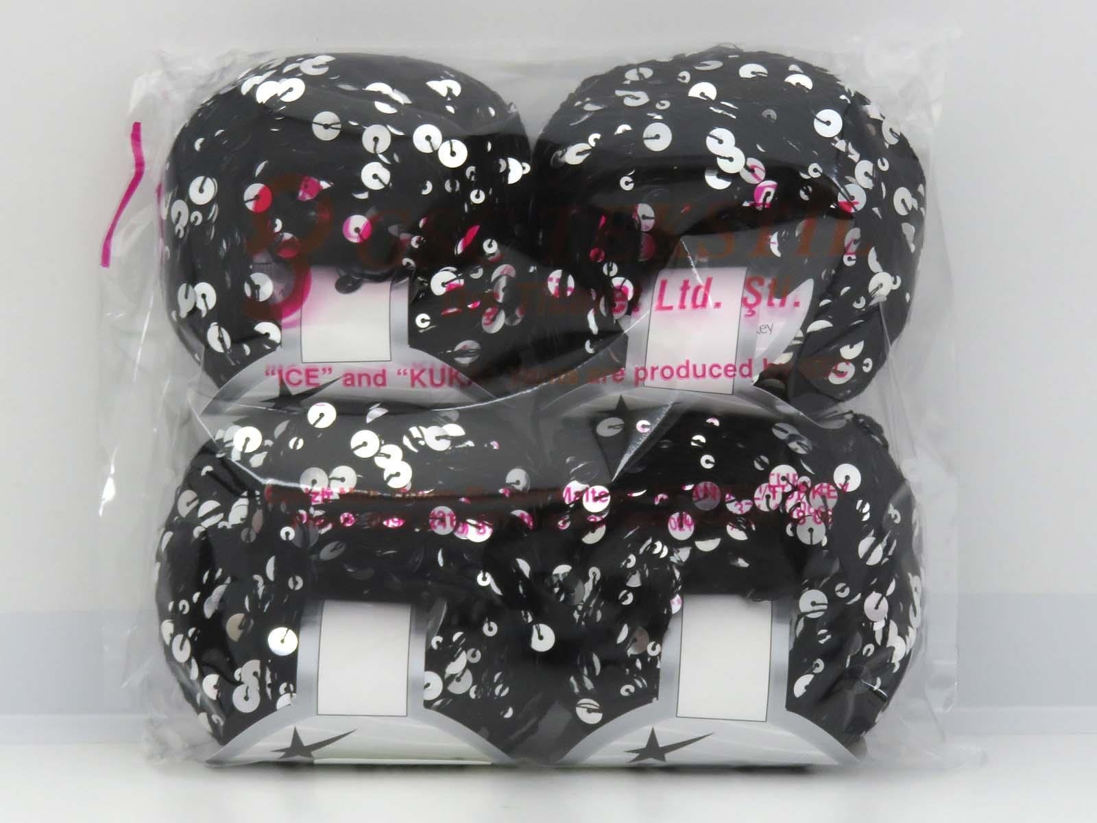 Cotton Paillette Black