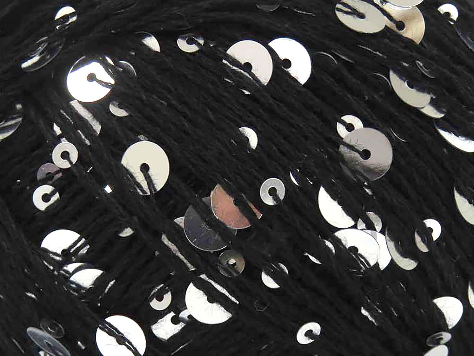 Cotton Paillette Black